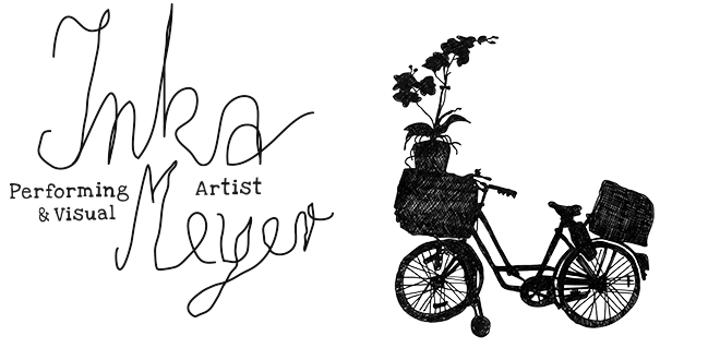 Radl – eine Illustration von Inka Meyer